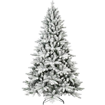 SCXT| PE+PVC Mixed Flocked Xmas Tree