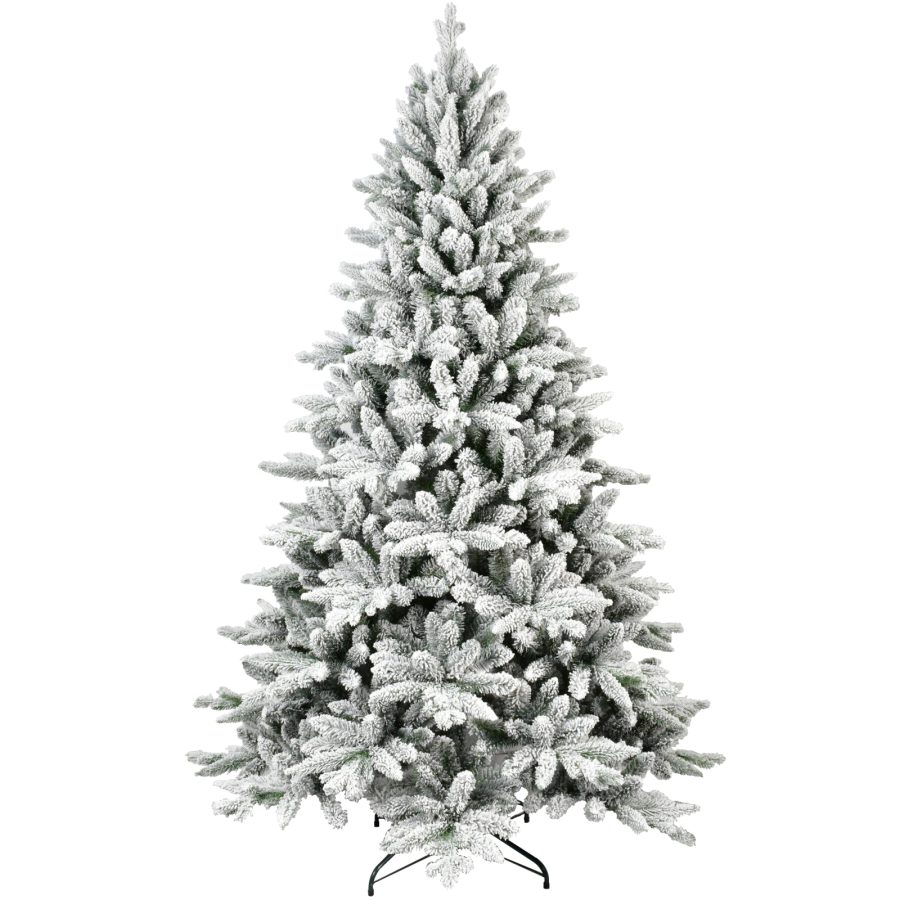 SCXT| PE+PVC Mixed Flocked Xmas Tree