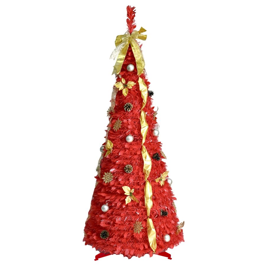 SCSS| Wholesale Magic Spiral Christmas Tree - Pops Up in Seconds, Folds Flat for Storage
