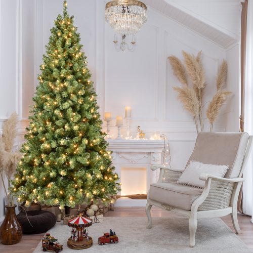HCD| Classic PVC Christmas Tree with Lights - Affordable & Festive