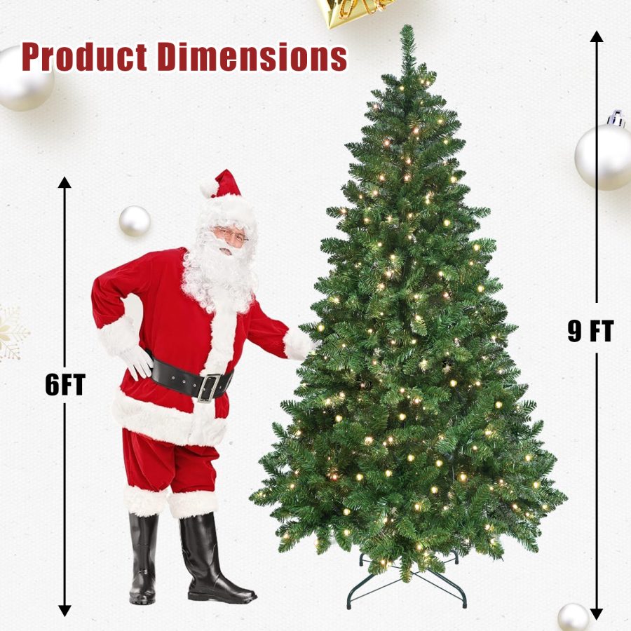 PCNS| WiFi-Enabled PVC Xmas Tree with APP-Controlled Lights & Music