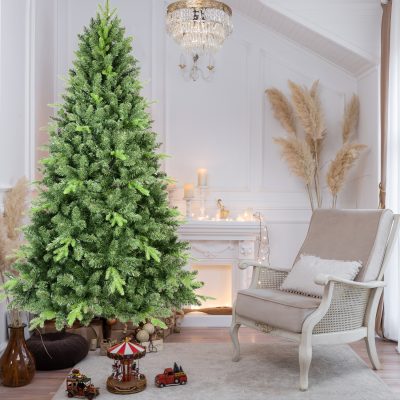 BCEZ| Classic Green PE+PVC Christmas Tree - Dense Foliage & Cost-Effective