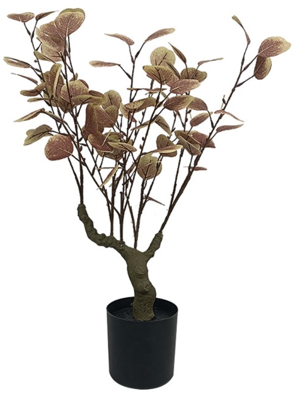 Artificial Potted Eucalyptus Tree