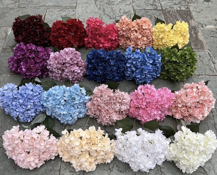 Budget-Friendly| 5-Bloom Silk French Hydrangeas