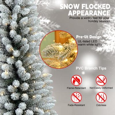 2 XCLL| Classic Pencil Christmas Tree - Space-Saving Design for Compact Homes