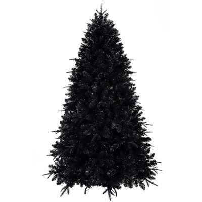 VCCR| Gothic Halloween Tree – Black PE+PVC with Eerie LED Lighting