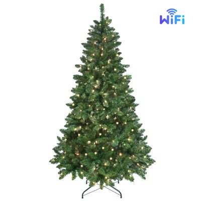 PCNS| WiFi-Enabled PVC Xmas Tree with APP-Controlled Lights & Music