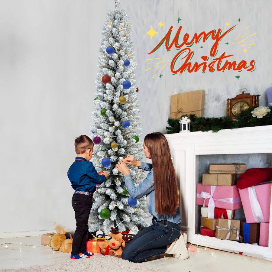 4 XCLL| Classic Pencil Christmas Tree - Space-Saving Design for Compact Homes