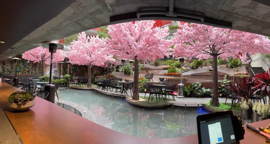 Large Artificial Cherry Blossom Tree