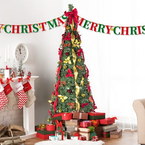 SCSS| Wholesale Magic Spiral Christmas Tree - Pops Up in Seconds, Folds Flat for Storage