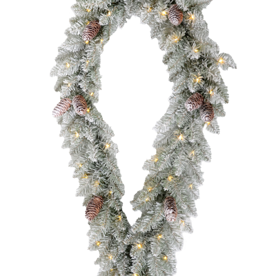 CSW36-150TS-50LBOTX Pine Cone Garland Wreath - Personalized Decor & Adjustable Length