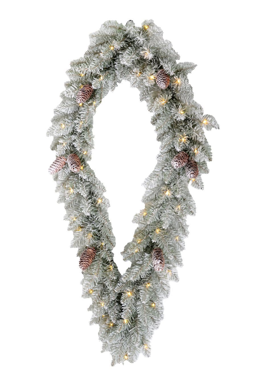 CSW36-150TS-50LBOTX Pine Cone Garland Wreath - Personalized Decor & Adjustable Length