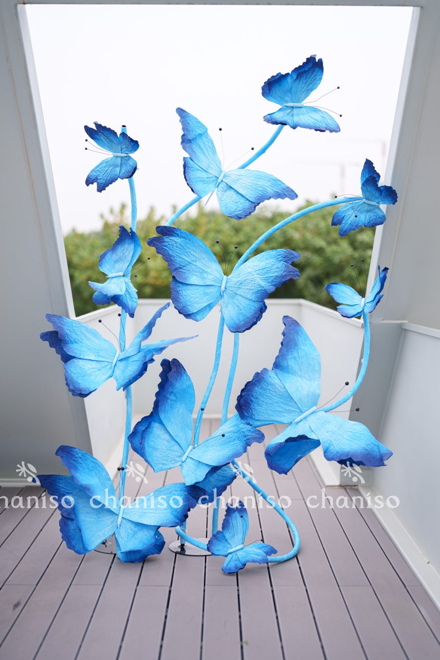 Freestanding Giant Butterfly Decor