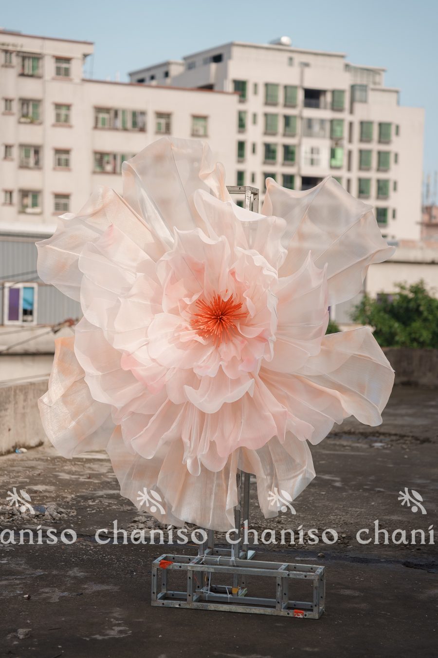 Handcrafted Giant Silk Florals for Floor Displays