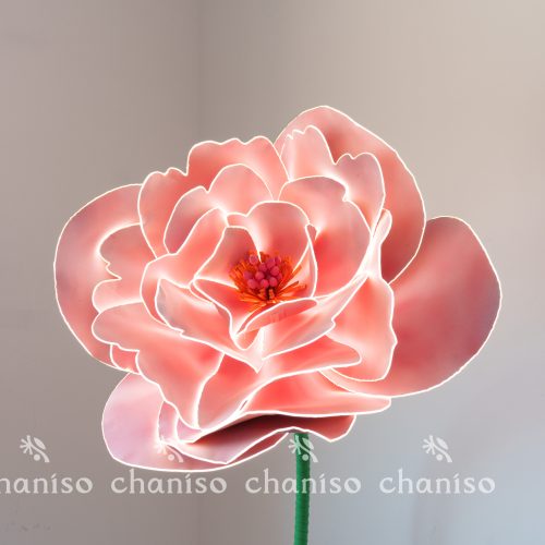 LED-Embedded Giant Blooms for Nighttime Displays