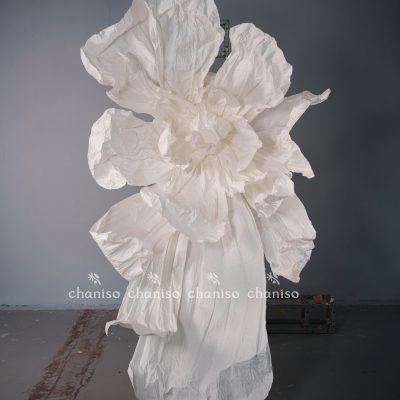 Monochrome White Oversized Florals