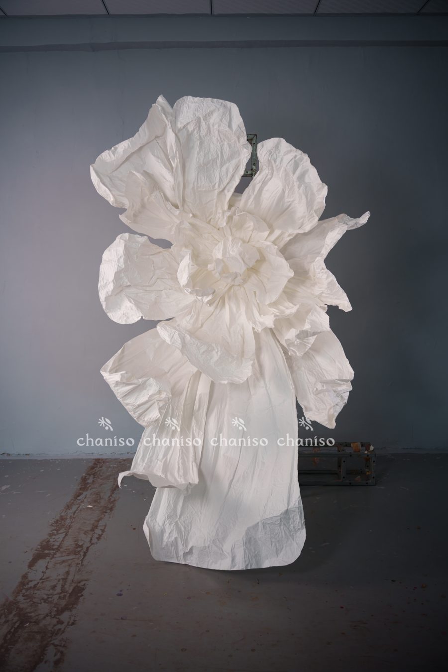 Monochrome White Oversized Florals