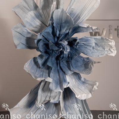 Gradient-Colored Oversized Paper Florals