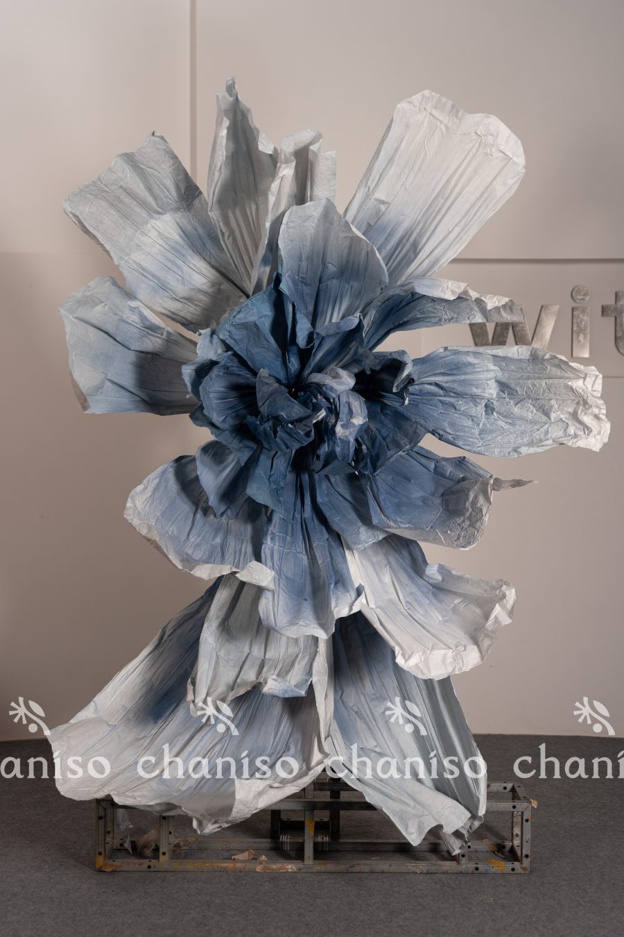 Gradient-Colored Oversized Paper Florals