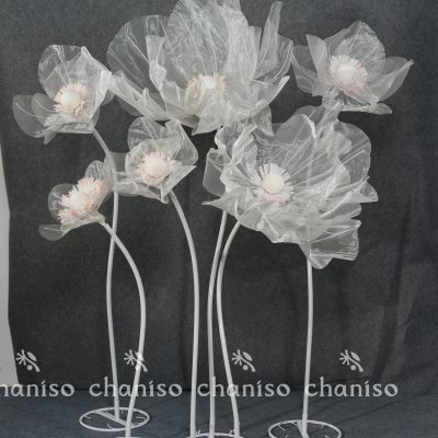 Handcrafted Giant Silk Florals for Floor Displays