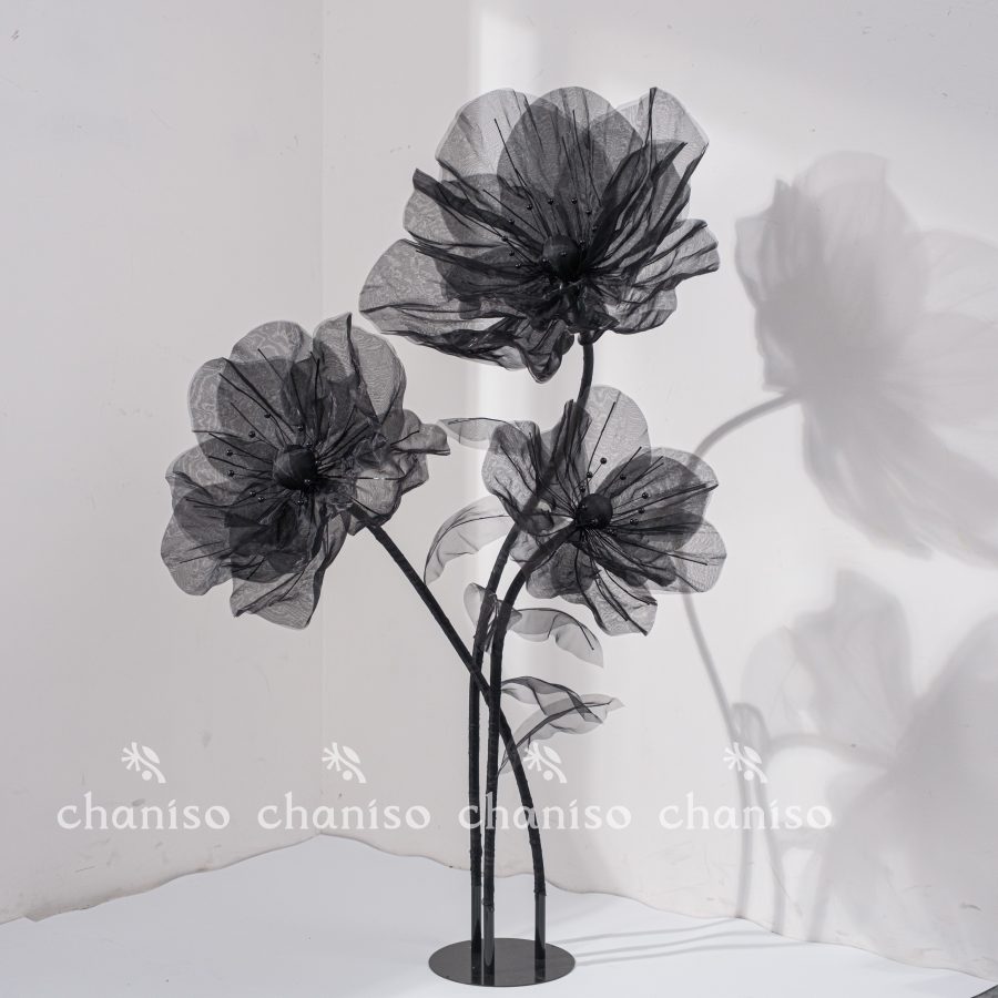 Handcrafted Giant Silk Florals for Floor Displays