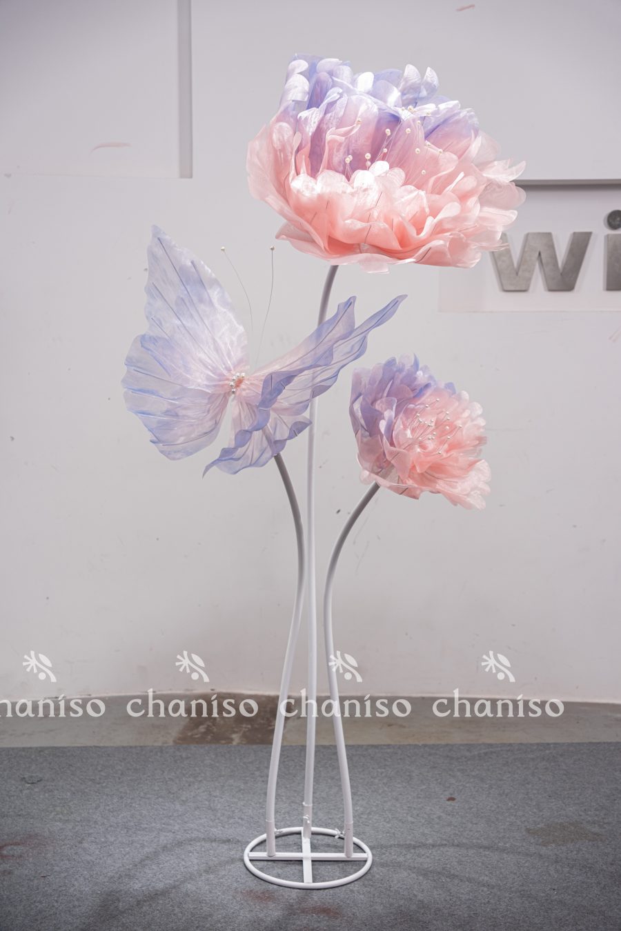 Handcrafted Giant Silk Florals for Floor Displays