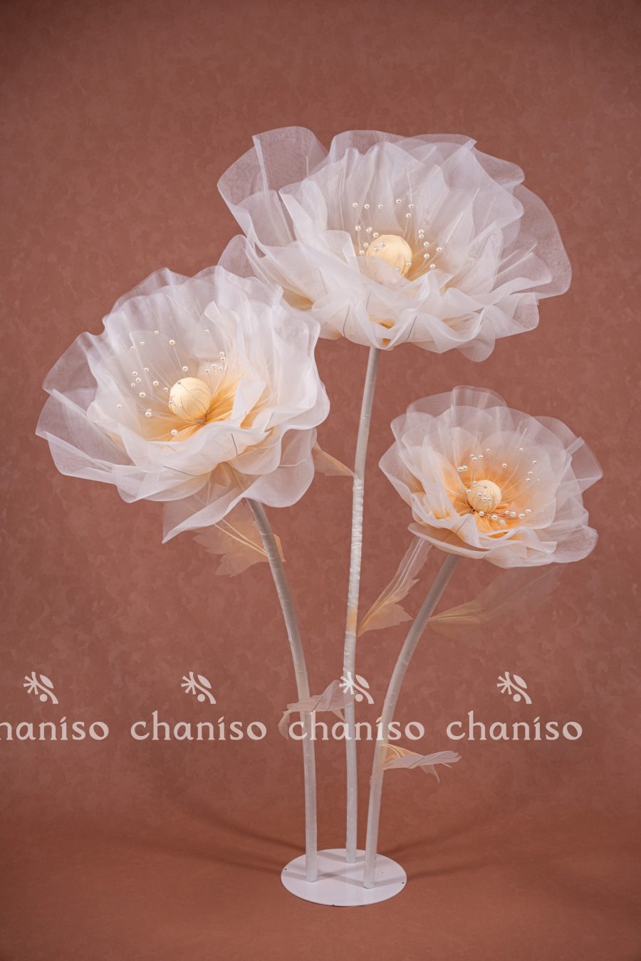 Handcrafted Giant Silk Florals for Floor Displays