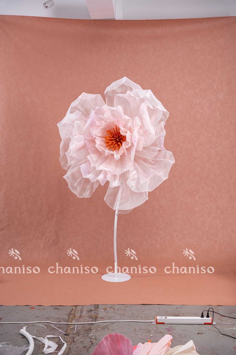 Handcrafted Giant Silk Florals for Floor Displays