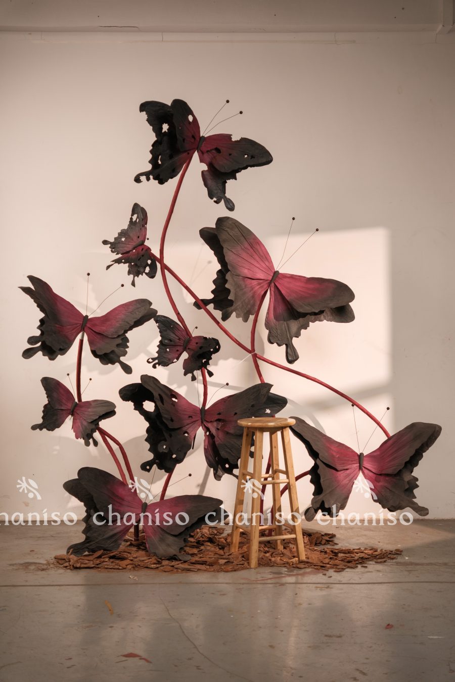 Freestanding Giant Butterfly Decor