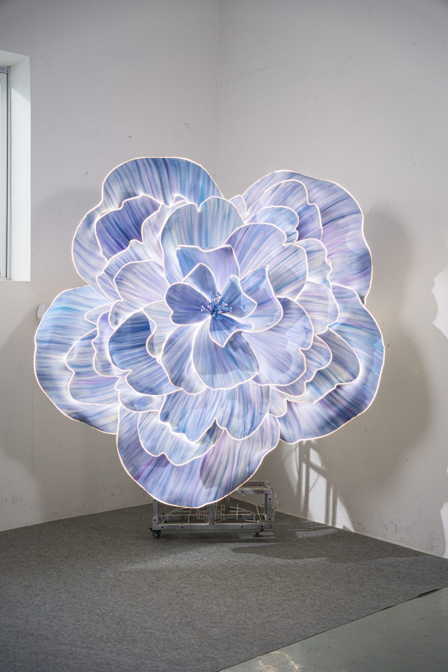 Illuminated EVA Giant Flowers | Glow-Tech Floral Display