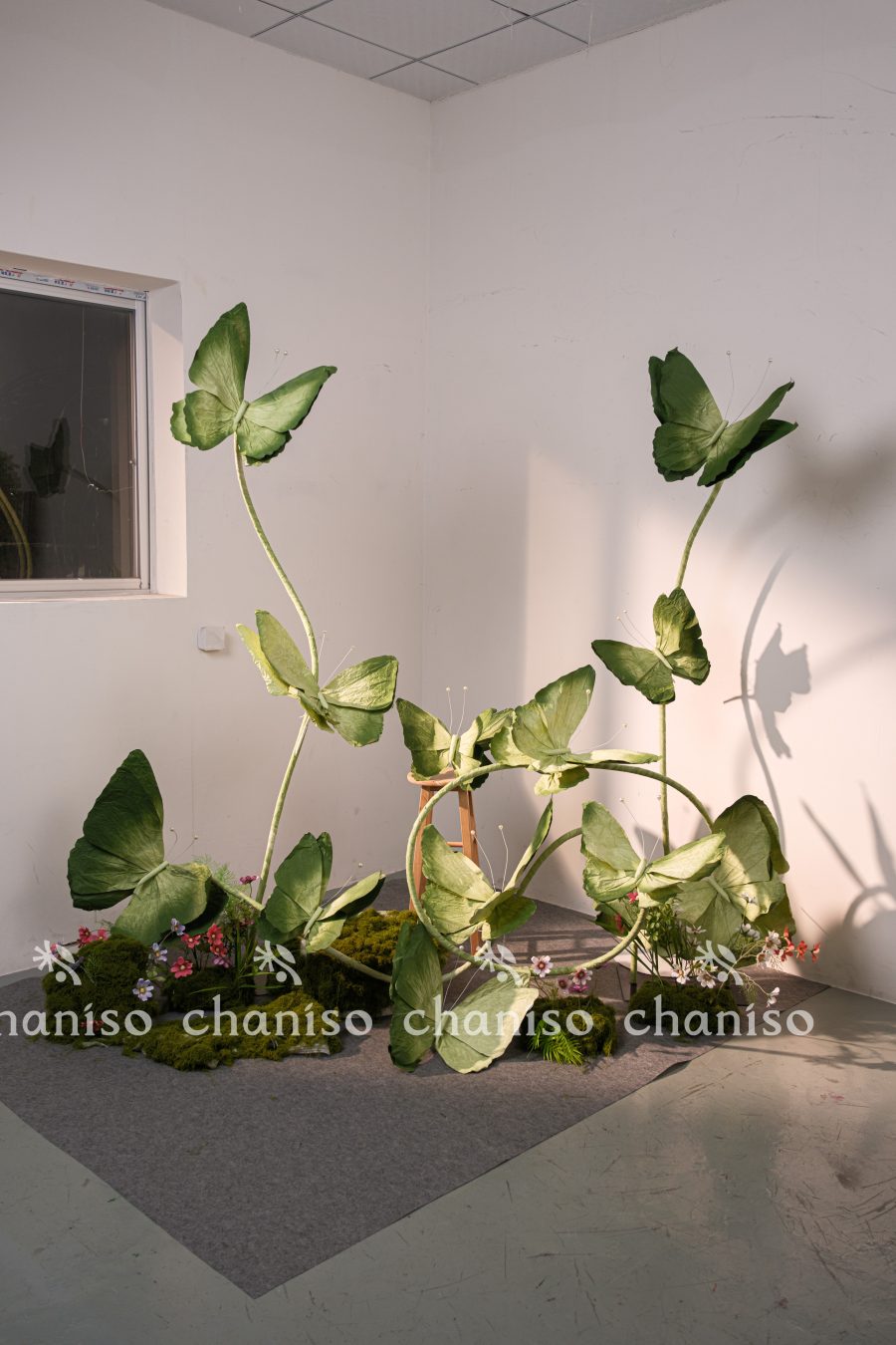 Freestanding Giant Butterfly Decor
