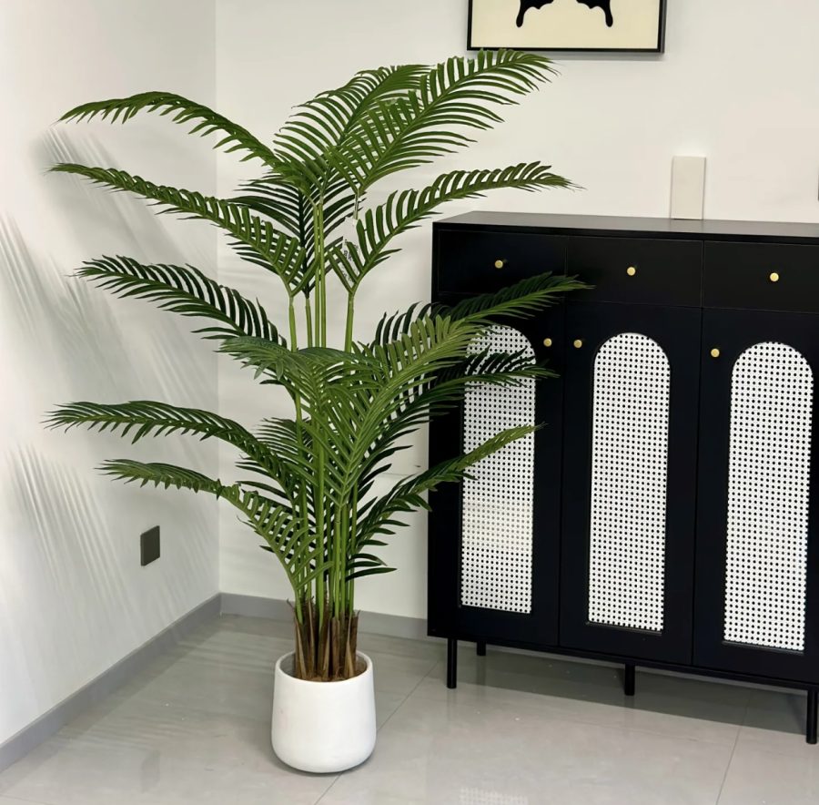 Faux Potted Areca Palm