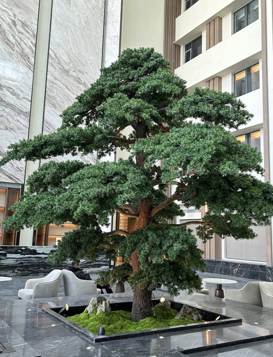 Large Artificial Greeting Pine