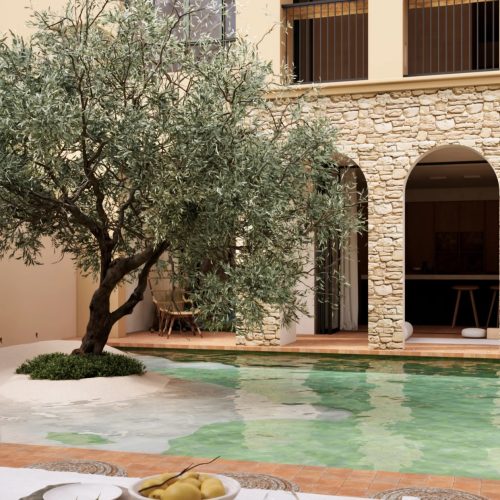 Large Artificial Olive Tree