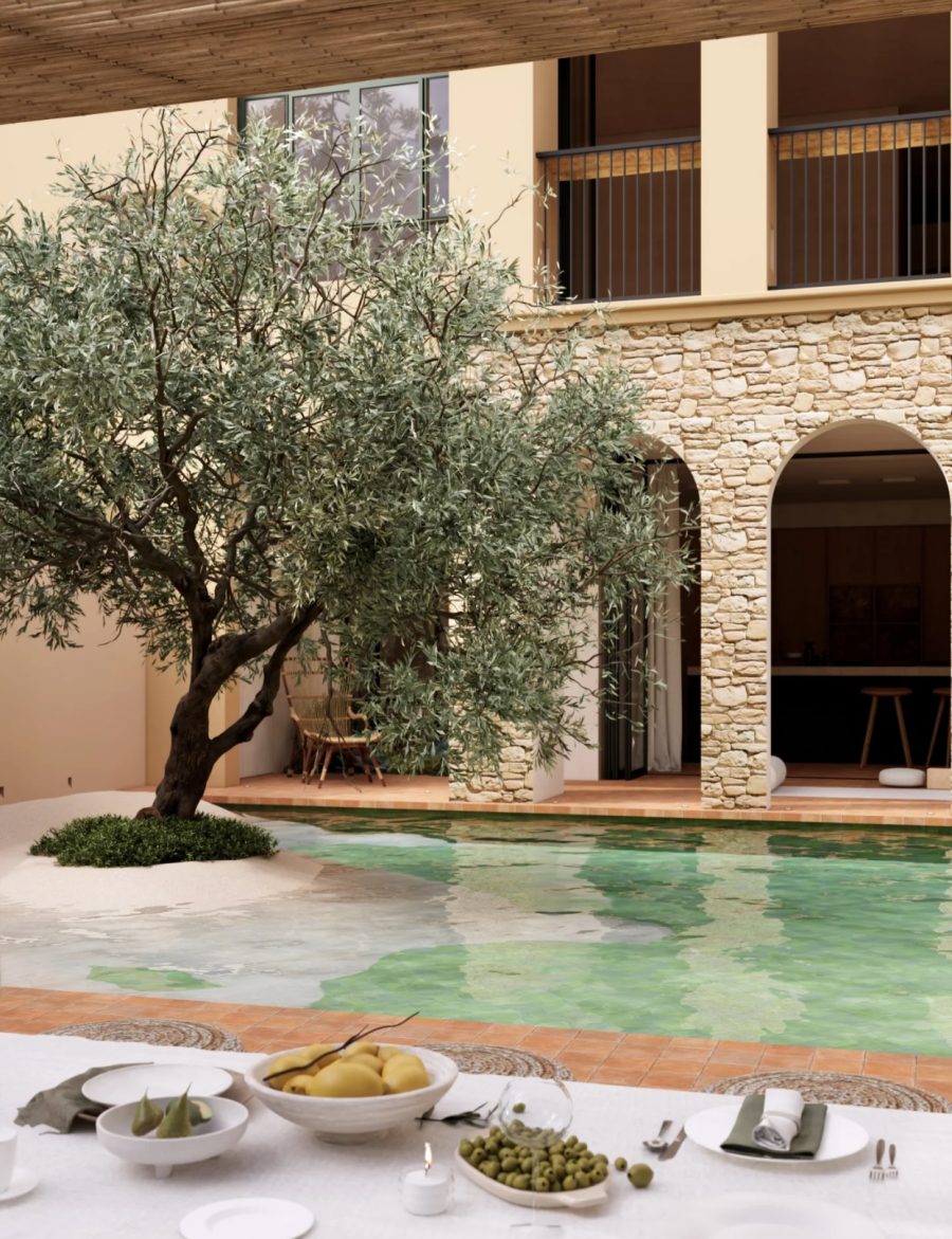 Large Artificial Olive Tree