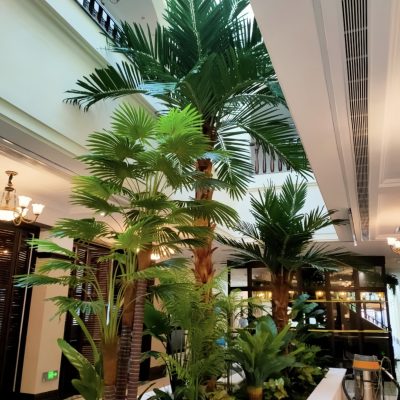 Artificial Fan Palm Tree