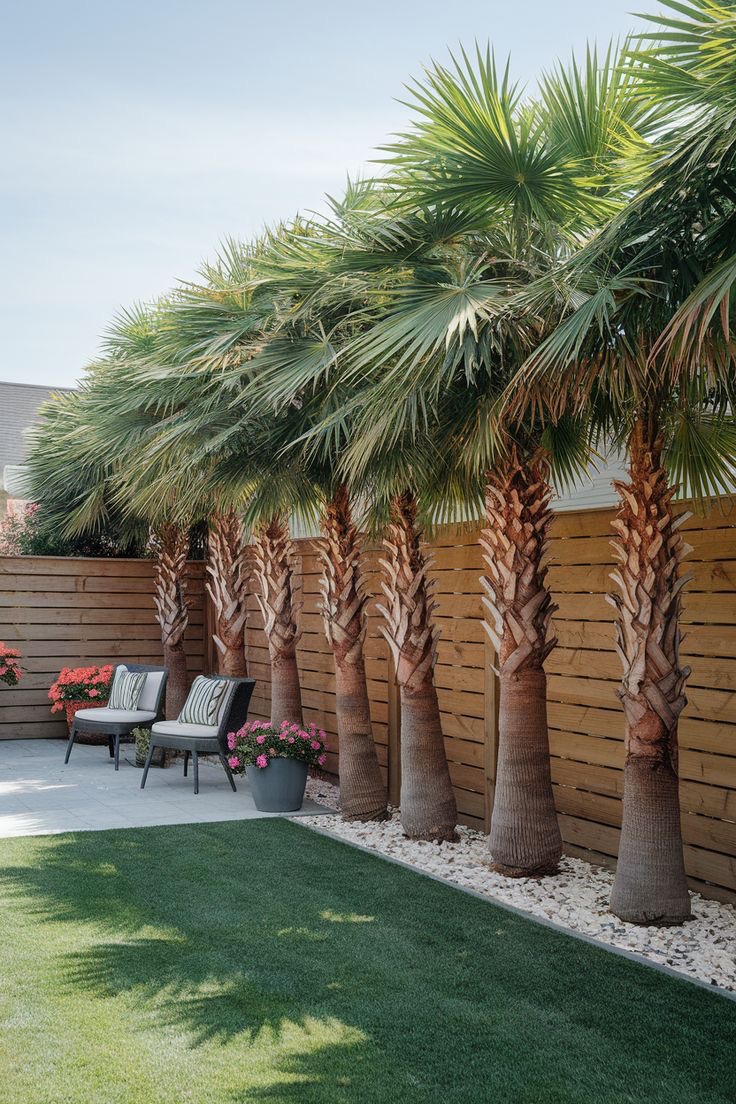 Artificial Fan Palm Tree