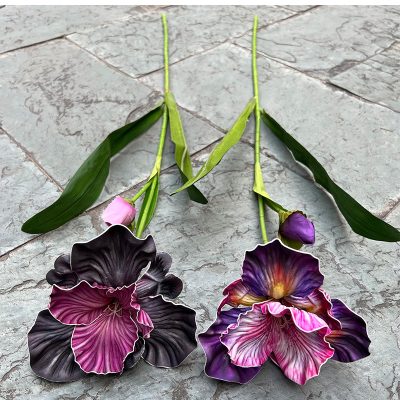 2-Bloom EVA Iris Stems| Realistic Texture