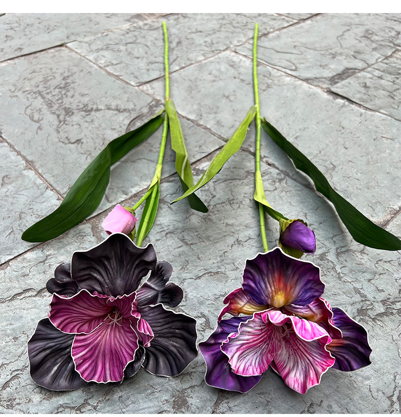 2-Bloom EVA Iris Stems| Realistic Texture