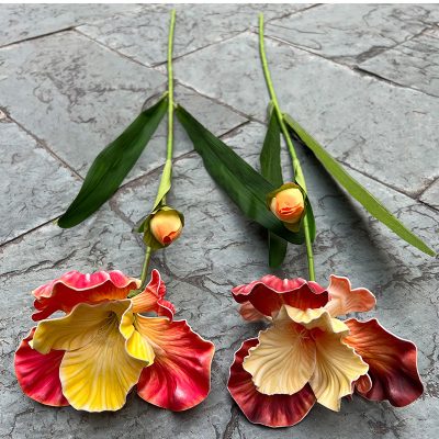 2-Bloom EVA Iris Stems| Realistic Texture