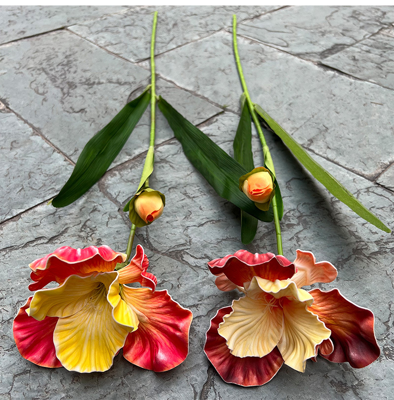 2-Bloom EVA Iris Stems| Realistic Texture