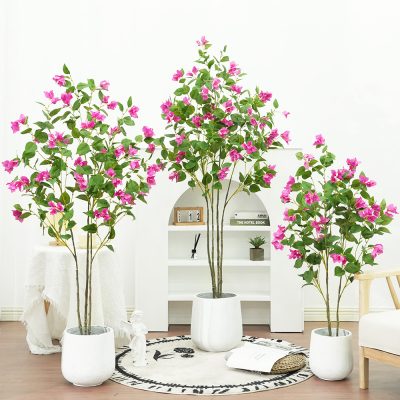 Artificial Potted Bougainvillea Tree