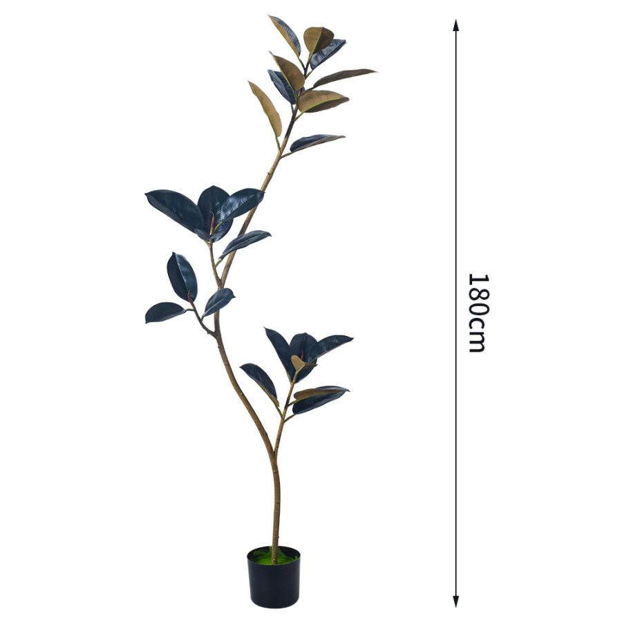Artificial Black Rubber Tree
