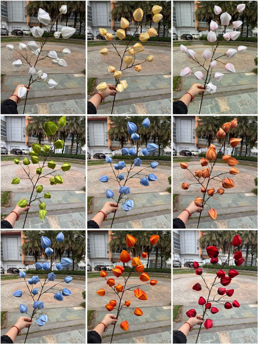 Upright&Trailing Style | Artificial Physalis Branches