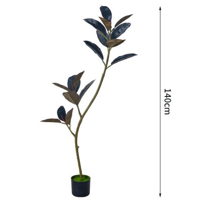 Artificial Black Rubber Tree