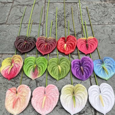 O1CN01EIvfJ620L6vR7IVyG_!!942846832-0-cib Wholesale PU Anthurium| Ultra-Realistic 3D Texture
