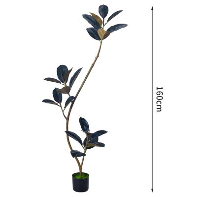 Artificial Black Rubber Tree