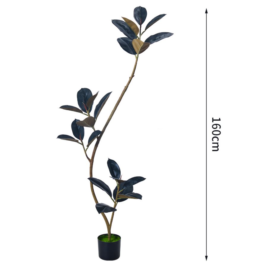 Artificial Black Rubber Tree