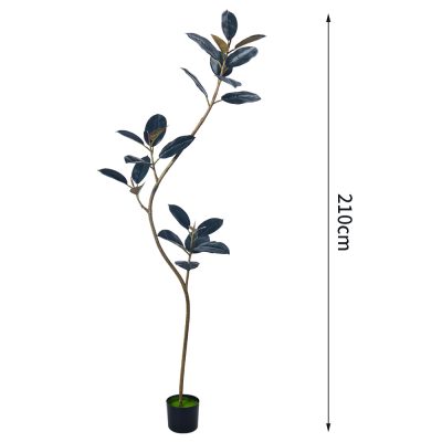 Artificial Black Rubber Tree
