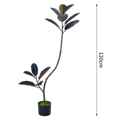 Artificial Black Rubber Tree